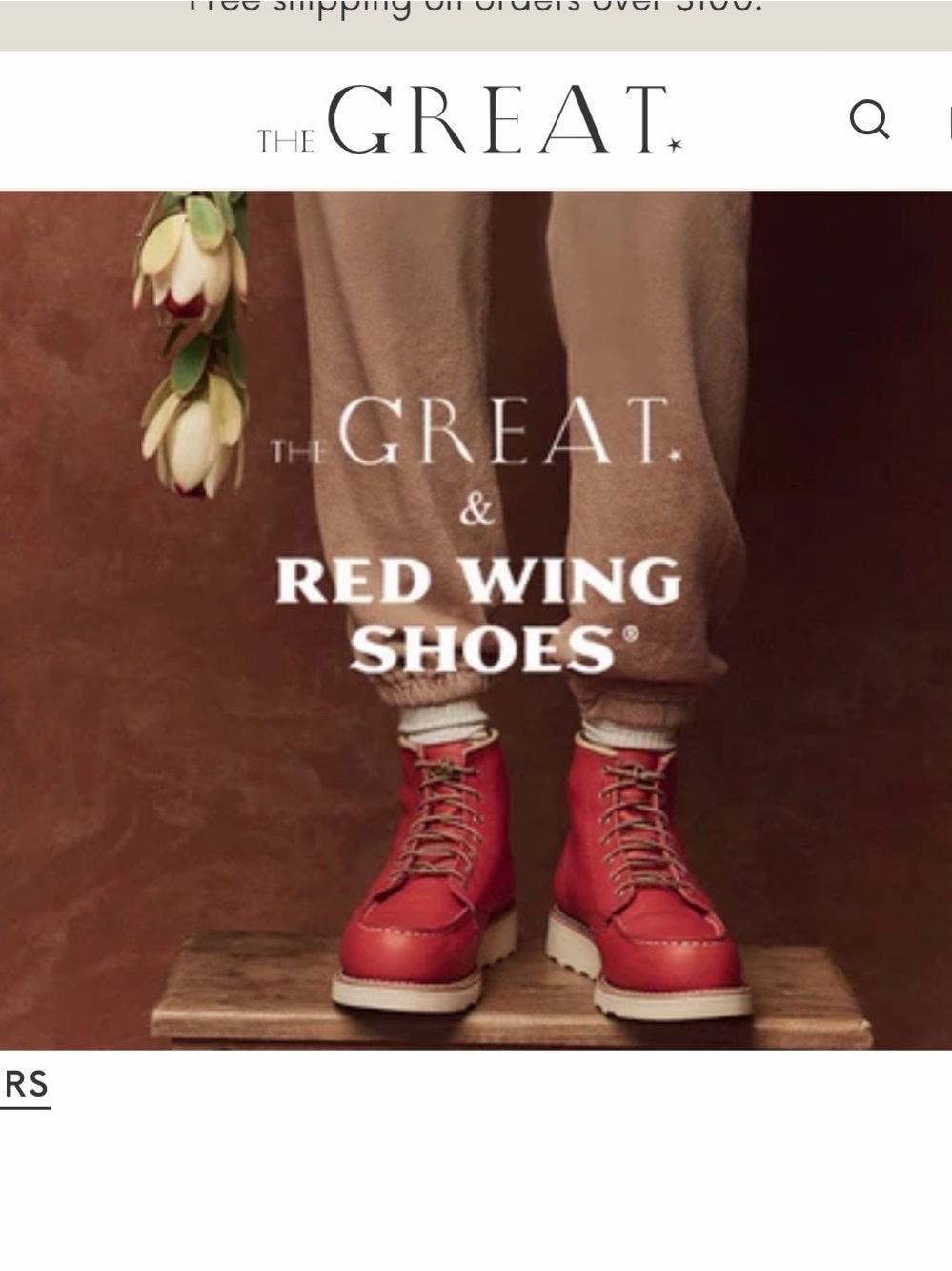 RARE THE GREAT by Red Wing Shoes Iconic Classic Moc